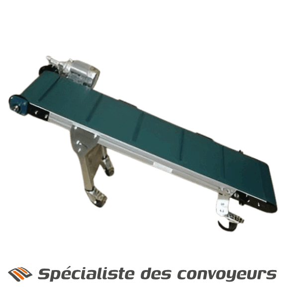 Convoyeur à bande bco60 à tasseaux
