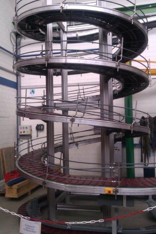 convoyeur modulaire spirale